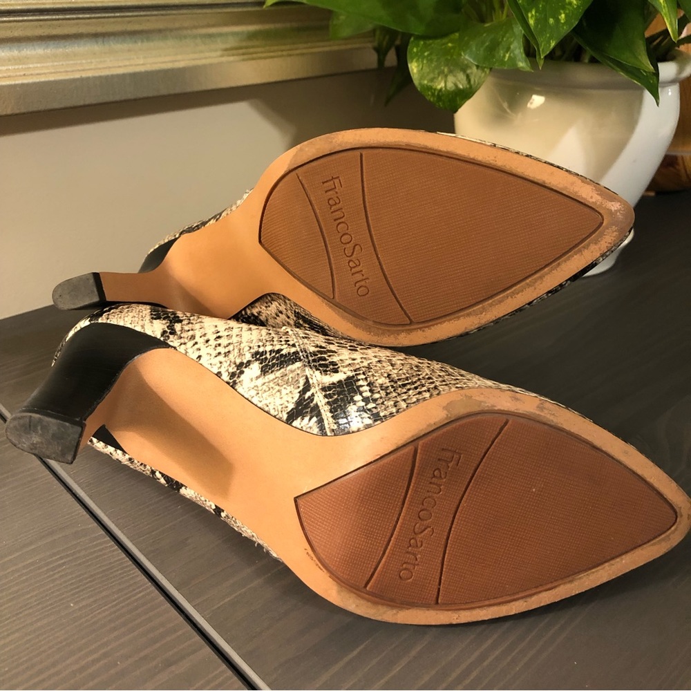 Franco Sarto Snake Print Bootie - image 5